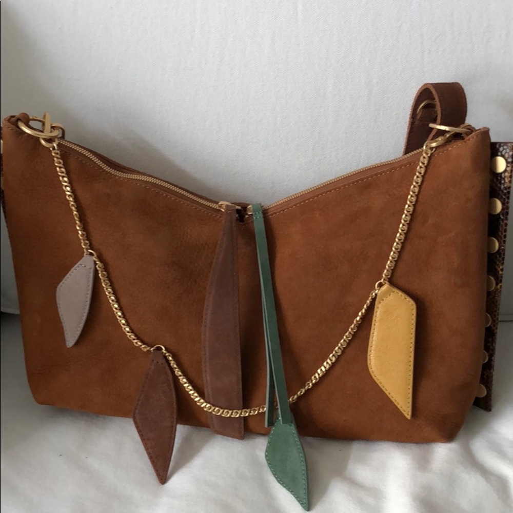 HAMMITT Mr. G Hobo Bag - Cartagena brown suede NWT - Picture 2 of 16